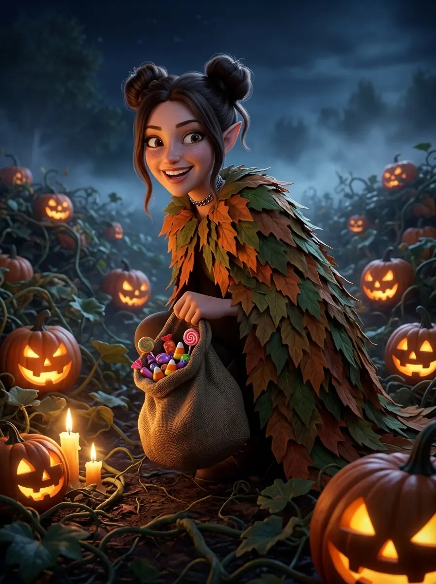 Гоблин в 3D-мультфильме — пример ИИ-фото по промту